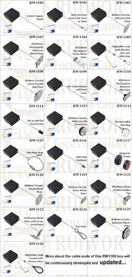 Mini Square Retractable Anti-Theft Reel For Retail Product Positioning Install By Tape
