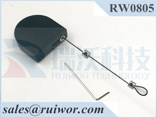 RUIWOR D-Shaped RW0800 Sereis Anti-Theft Pull Box مع حجم صغير ((28*28*8mm) المزود