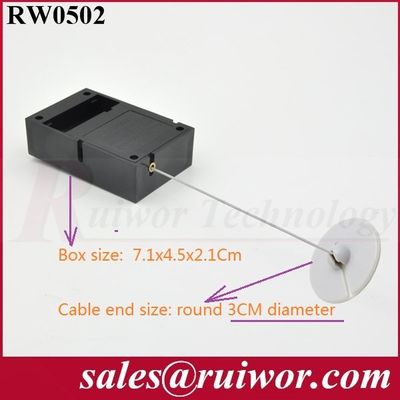 RUIWOR RW0502 ربط أمان مكعب مع نهاية لوحة ABS الملصقة المزود