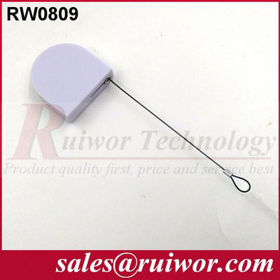 RUIWOR RW0809 D-شكل ميني مكافحة السرقة سحب صندوق مع نهاية كابل حلقة المزود