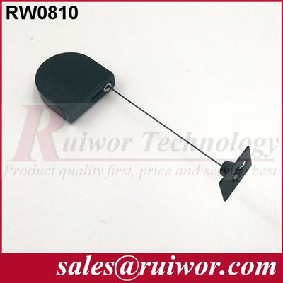 RUIWOR RW0810 قناة صغيرة قابلة للانسحاب على شكل D مع غطاء مربع قابلة للإزالة المزود