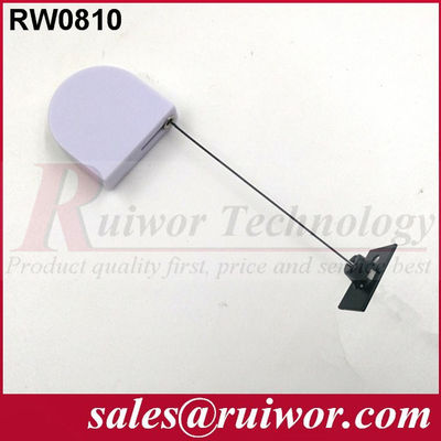 RUIWOR RW0810 قناة صغيرة قابلة للانسحاب على شكل D مع غطاء مربع قابلة للإزالة المزود