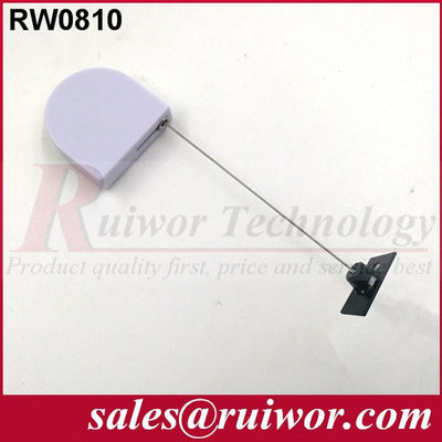 RUIWOR RW0810 قناة صغيرة قابلة للانسحاب على شكل D مع غطاء مربع قابلة للإزالة المزود