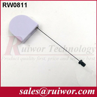 RUIWOR RW0811 حبل أمان صغير على شكل D مع نهاية المسمار الرأس المسطحة المزود