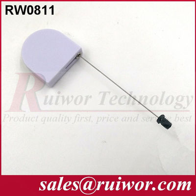 RUIWOR RW0811 حبل أمان صغير على شكل D مع نهاية المسمار الرأس المسطحة المزود