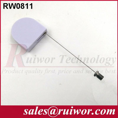 RUIWOR RW0811 حبل أمان صغير على شكل D مع نهاية المسمار الرأس المسطحة المزود