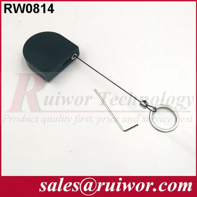 RUIWOR RW0814 صندوق سحب صغير على شكل D مع نهاية حلقة المفتاح المزود