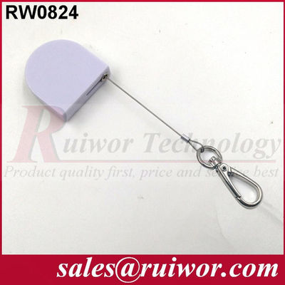RUIWOR RW0824 القيود الصغيرة القابلة للانسحاب على شكل D مع نهاية الخطاف المزود