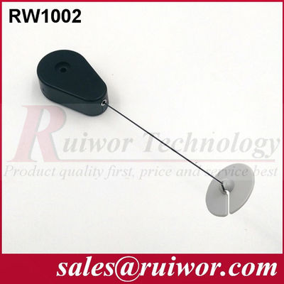 RUIWOR RW1002 مرفق كابل على شكل قطرة مع نهاية لوحة ABS الملصقة المزود