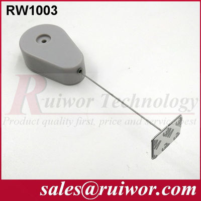 RUIWOR RW1003 مكافحة السرقة على شكل قطرة مع نهاية لوحة معدنية لزجة المزود