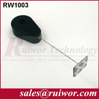 RUIWOR RW1003 مكافحة السرقة على شكل قطرة مع نهاية لوحة معدنية لزجة المزود