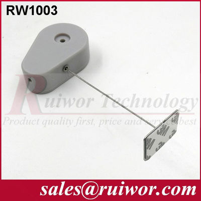 RUIWOR RW1003 مكافحة السرقة على شكل قطرة مع نهاية لوحة معدنية لزجة المزود