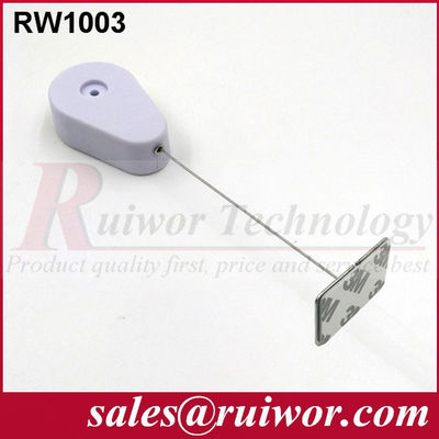 RUIWOR RW1003 مكافحة السرقة على شكل قطرة مع نهاية لوحة معدنية لزجة المزود