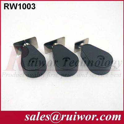 RUIWOR RW1003 مكافحة السرقة على شكل قطرة مع نهاية لوحة معدنية لزجة المزود
