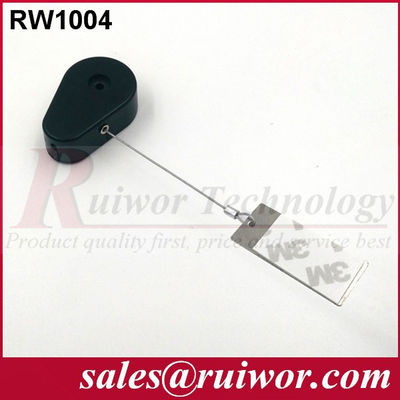 RUIWOR RW1004 القيود القابلة للانسحاب على شكل قطرة مع نهاية علامة الكلب اللزجة المزود