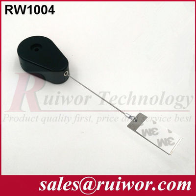 RUIWOR RW1004 القيود القابلة للانسحاب على شكل قطرة مع نهاية علامة الكلب اللزجة المزود