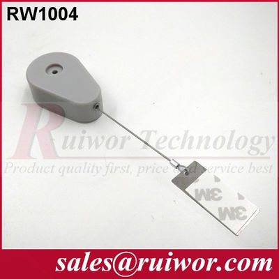 RUIWOR RW1004 القيود القابلة للانسحاب على شكل قطرة مع نهاية علامة الكلب اللزجة المزود