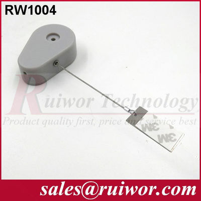 RUIWOR RW1004 القيود القابلة للانسحاب على شكل قطرة مع نهاية علامة الكلب اللزجة المزود