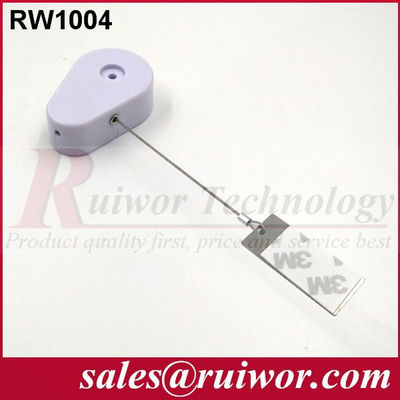 RUIWOR RW1004 القيود القابلة للانسحاب على شكل قطرة مع نهاية علامة الكلب اللزجة المزود