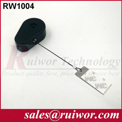 RUIWOR RW1004 القيود القابلة للانسحاب على شكل قطرة مع نهاية علامة الكلب اللزجة المزود