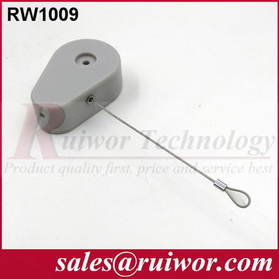 RUIWOR RW1009 ملف مضاد للسرقة على شكل قطرة مع نهاية كابل الحلقة المزود