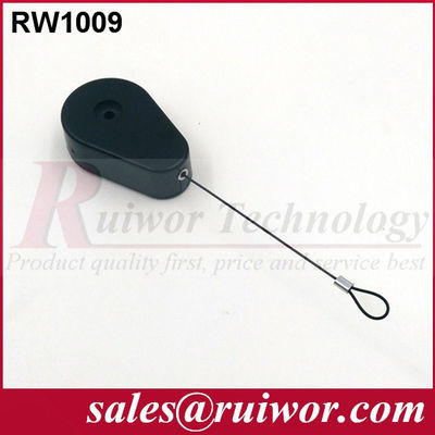 RUIWOR RW1009 ملف مضاد للسرقة على شكل قطرة مع نهاية كابل الحلقة المزود
