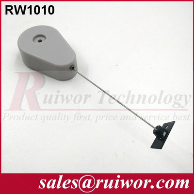RUIWOR RW1010 صندوق سحب مضاد للسرقة على شكل قطرة مع غطاء صافي مربع قابل للإزالة المزود