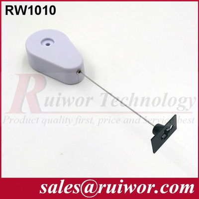 RUIWOR RW1010 صندوق سحب مضاد للسرقة على شكل قطرة مع غطاء صافي مربع قابل للإزالة المزود