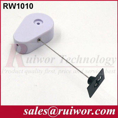 RUIWOR RW1010 صندوق سحب مضاد للسرقة على شكل قطرة مع غطاء صافي مربع قابل للإزالة المزود