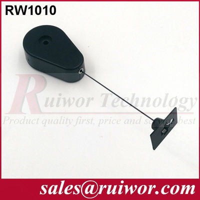 RUIWOR RW1010 صندوق سحب مضاد للسرقة على شكل قطرة مع غطاء صافي مربع قابل للإزالة المزود