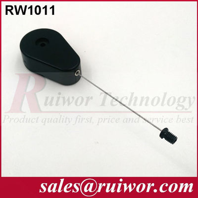 RUIWOR RW1011 رباط قابل للانسحاب على شكل قطرة مع نهاية المسمار الرأس المسطحة المزود