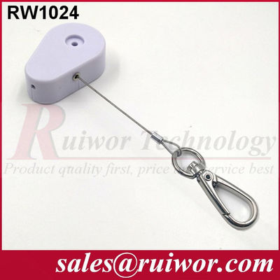 RUIWOR RW1024 رباط قابل للانسحاب على شكل قطرة مع نهاية الخطاف المزود
