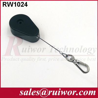 RUIWOR RW1024 رباط قابل للانسحاب على شكل قطرة مع نهاية الخطاف المزود
