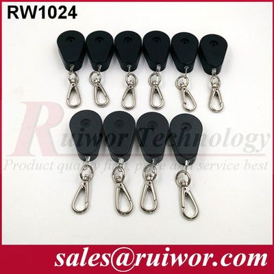 RUIWOR RW1024 رباط قابل للانسحاب على شكل قطرة مع نهاية الخطاف المزود