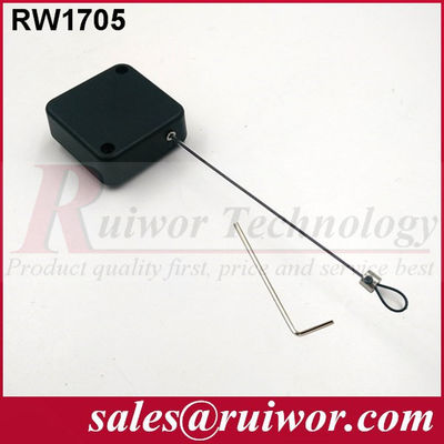 RUIWOR RW1705 رباط مربع قابل للانسحاب مع نهاية لاسو ضبط المزود