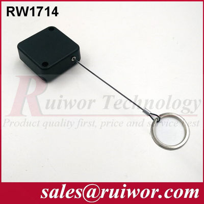 RUIWOR RW1714 رباط أمان مربع مع نهاية حلقة المفتاح المزود