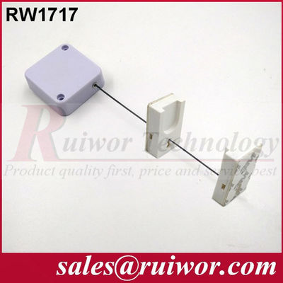RUIWOR RW1717 رباط مربع قابل للانسحاب مع نهاية حامل الشاشة المغناطيسية الملصقة المزود