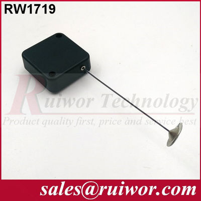 RUIWOR RW1719 مربع مكافحة السرقة سحب صندوق مع 22mm المعدنية مستديرة اللزجة لوحة نهاية المزود