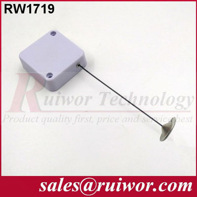 RUIWOR RW1719 مربع مكافحة السرقة سحب صندوق مع 22mm المعدنية مستديرة اللزجة لوحة نهاية المزود