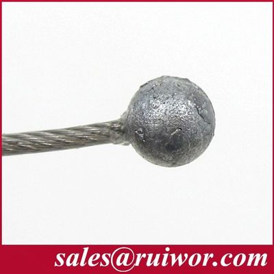RUIWOR RW0000 الصب الشكل الكروي / الصب الشكل اليقطين / رأس النحاس نهاية الكابلات لمكافحة السرقة المزود