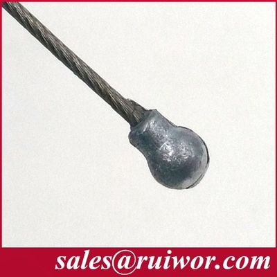 RUIWOR RW0000 الصب الشكل الكروي / الصب الشكل اليقطين / رأس النحاس نهاية الكابلات لمكافحة السرقة المزود