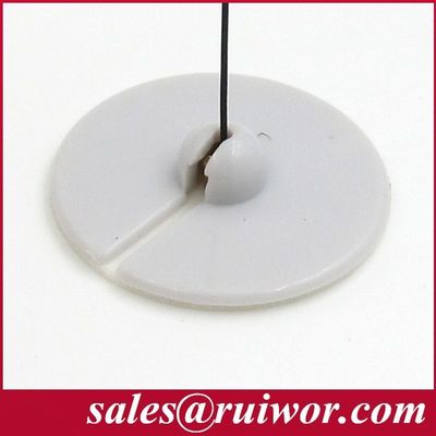 RUIWOR RW0002 عمل لوحة ABS الملصقة مع صندوق سحب مضاد للسرقة / ربط أمني قابل للانسحاب / مكافحة فقدان الكابل المزود