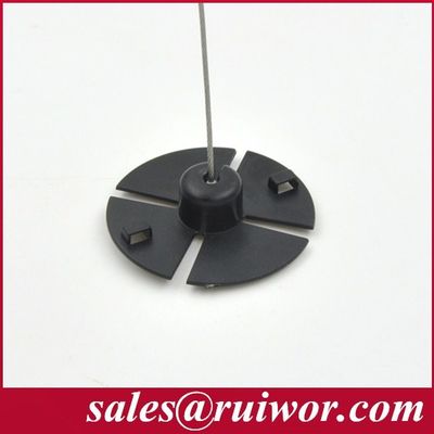 RUIWOR RW0008 الصمغ المرن عمل لوحة ABS مع صندوق سحب مكافحة السرقة / ربط أمني قابل للانسحاب / كابل Recoiler المزود