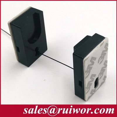 RUIWOR RW0017 الصمغ المغناطيسي ABS حامل العمل مع مكافحة السرقة سحب صندوق / ربط الأمان القابلة للانسحاب / كابل Recoiler المزود