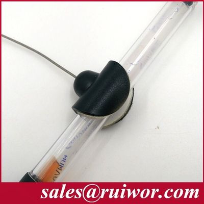 RUIWOR RW0021 الصمغات المرنة المطاطية الصفيحة العمل مع مكافحة السرقة سحب صندوق / رباط الأمان القابلة للانسحاب / كابل ريكولير المزود