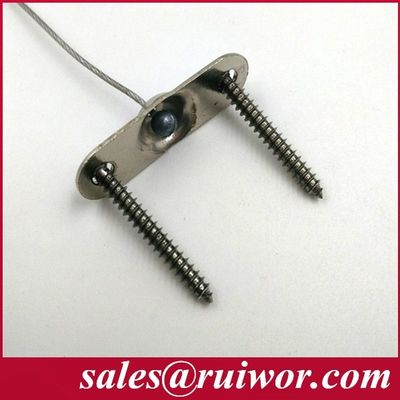 RUIWOR RW0022 لوحة معدنية مثقوبة العمل النهائي مع صندوق سحب مضاد للسرقة / ربط أمني قابل للانسحاب / كابل ريكولير المزود