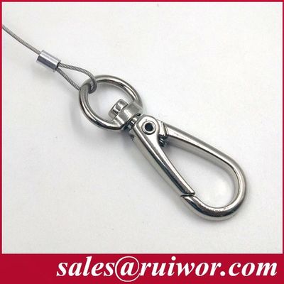 RUIWOR RW0024 كابل خطاف مفتاح نهاية العمل مع صندوق سحب مكافحة السرقة / ربط أمني قابل للانسحاب / ربط كابل آمن المزود