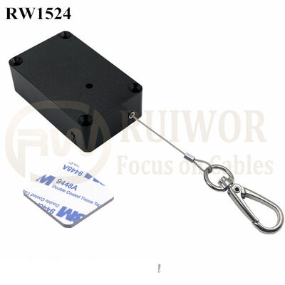 RW1524 Cuboid Multifunctional Retractable Cable With Key Hook Cable End