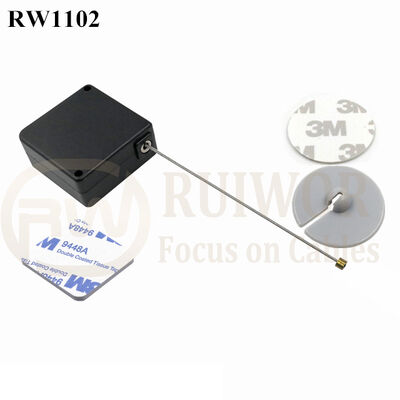 RuiWor RW1102 Square Retractable Secure Wire With No Stop Function For Security Solutions