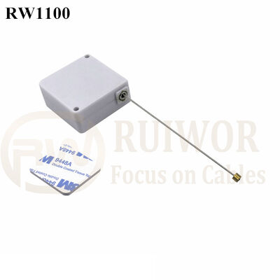 RuiWor RW1100 Square Security Anti Theft Pull Box Work With Cable End Apply In Various Products Retractable Security Harness